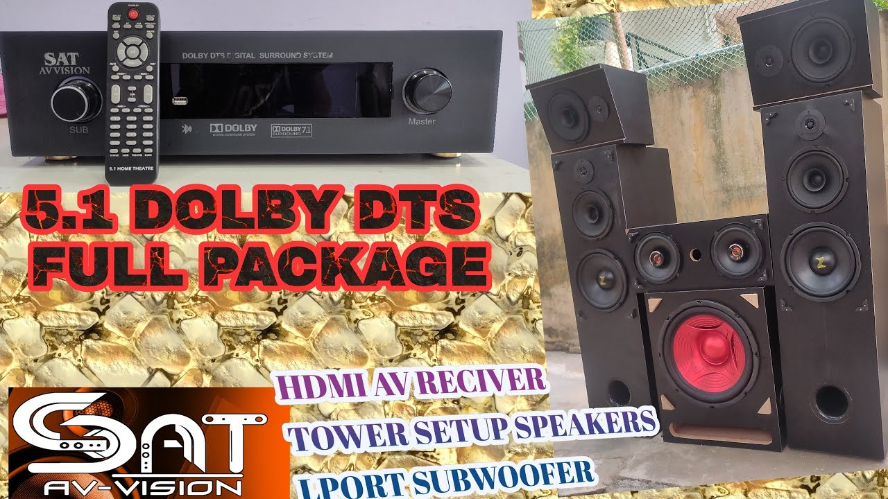 DOLBY DTS AMPLIFIER DSP HDMI AV RECIVER/ ZIPP HIGH POWER SPEAKER/500WATTS SUB/ CHENNAI KOLATHUR