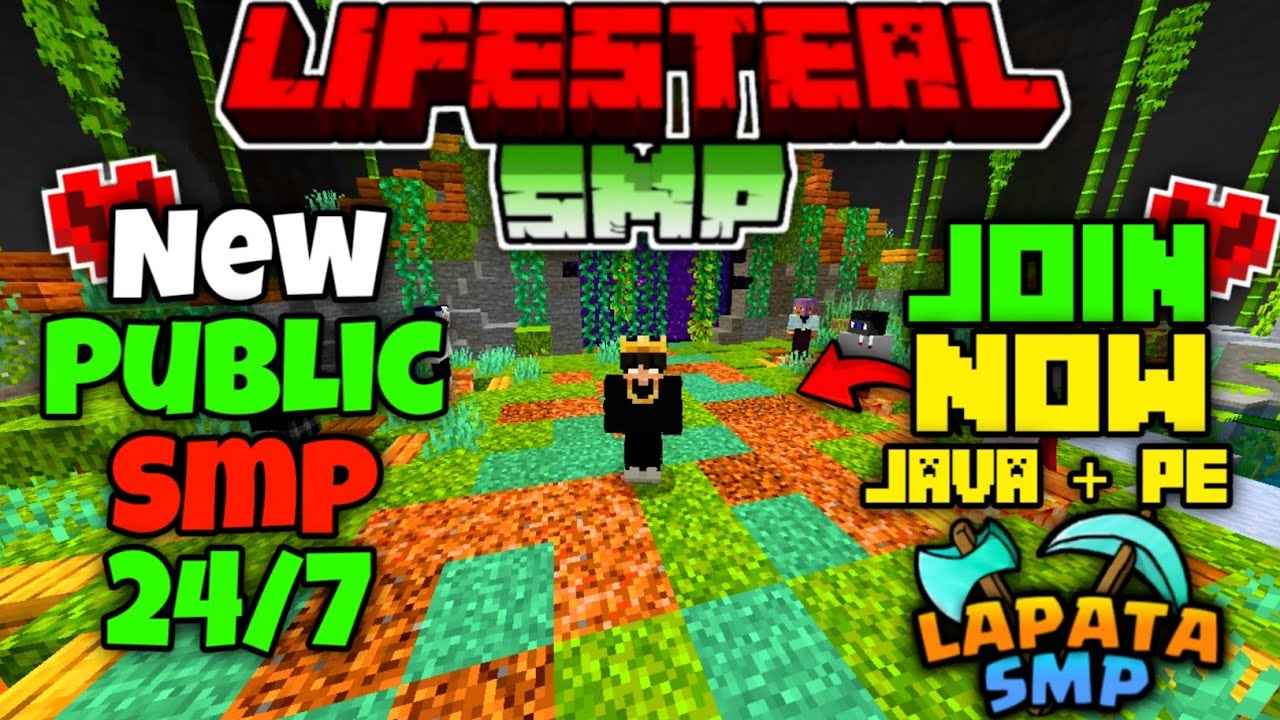 👺 Join Best Lifesteal Public Smp Server For Minecraft 📌 | Java + PE ...
