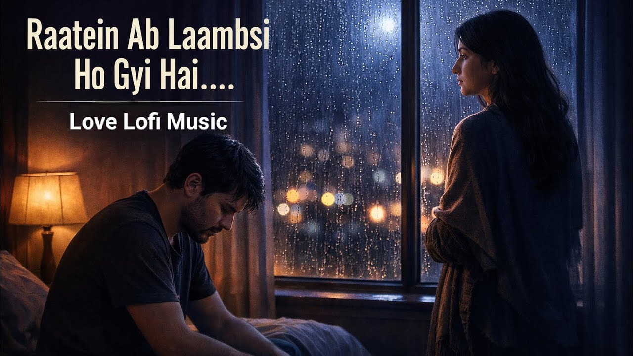 Raatein Ab Laambsi Ho Gayi Hai 🌙 | Sad Love Lofi Song | Midnight Feelings