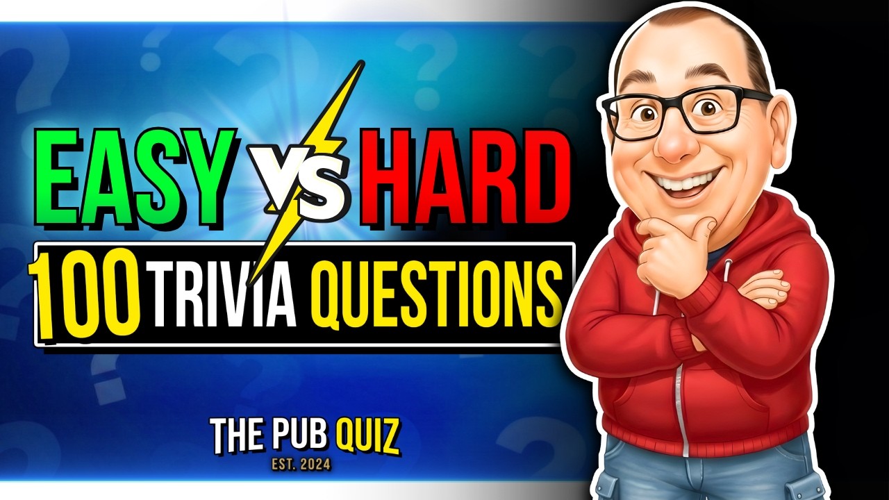 General Knowledge Quiz - 100 Trivia Questions | CAN YOU LEVEL UP?