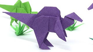 折り紙 スピノサウルスを折ってみた 恐竜 Dinosaur Origami Spinosaurus Youtube