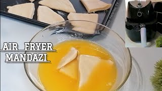 AIR FRYER MANDAZI RECIPE | 4 INGREDIENTS SOFT MANDAZI IN AIR FRYER, HOW TO MAKE / COOK MANDAZI screenshot 3