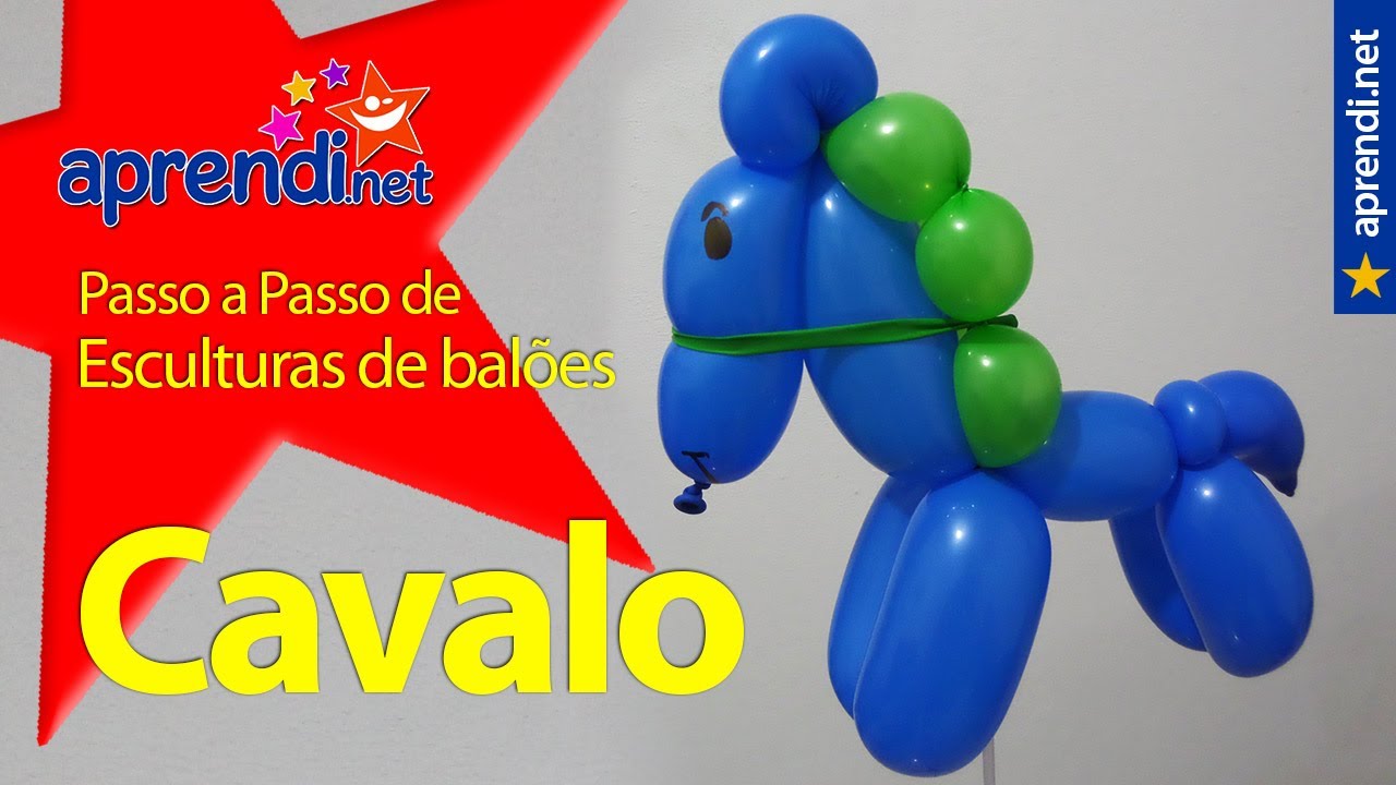 Como fazer um Cavalo Bonitinho com balões
