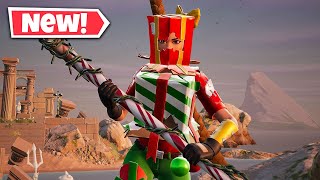NEW HOLIDAY BOXY Skin Gameplay in Fortnite! (Free Christmas Reward)