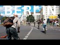 Berlin Cycling Friedrichshain to Mitte [4K] Binaural Sounds 2020 🇩🇪 FrankfurterTor, RosenthalerPlatz