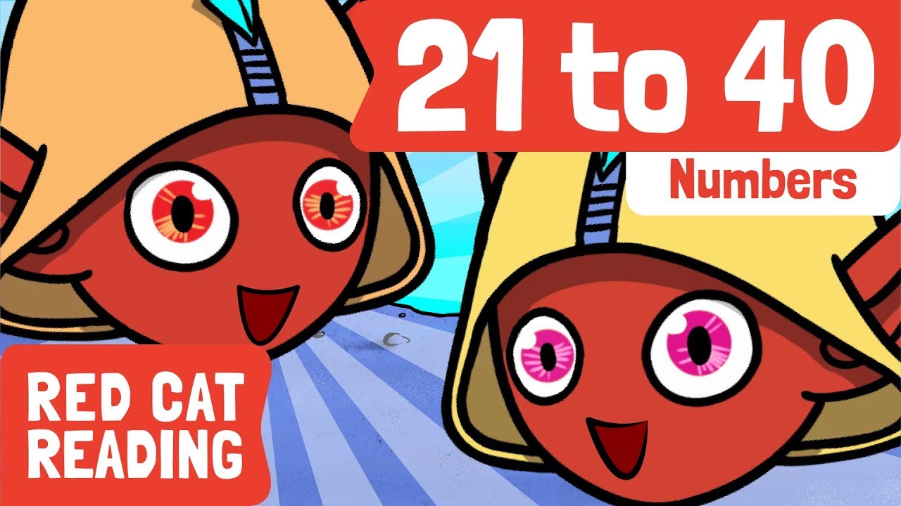 21 To 40 | Numbers For Children | Numbers Song | Made By Red Cat Reading
