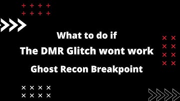 DMR Glitch Wont Work? Try THIS! | Ghost Recon Breakpoint
