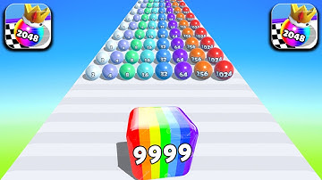 Ball Run 2048, Canvas Run ... Top TikTok Gameplay Videos, Satisfying Mobile Game Max Update IVTWE