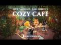 【あつ森BGM】Rainy Jazz Cafe☔️雨音の植物カフェと優しいジャズ｜途中広告なし｜3時間｜作業用BGM【ACNH】