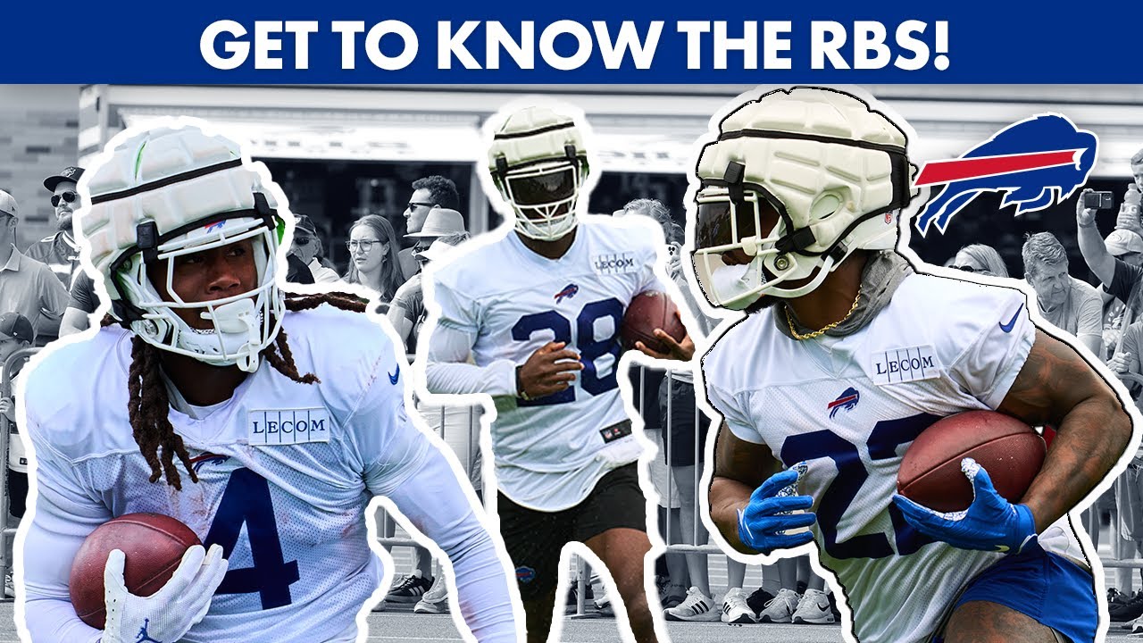 Get To Know The Buffalo Bills Running Backs! Ft. Latavius Murray