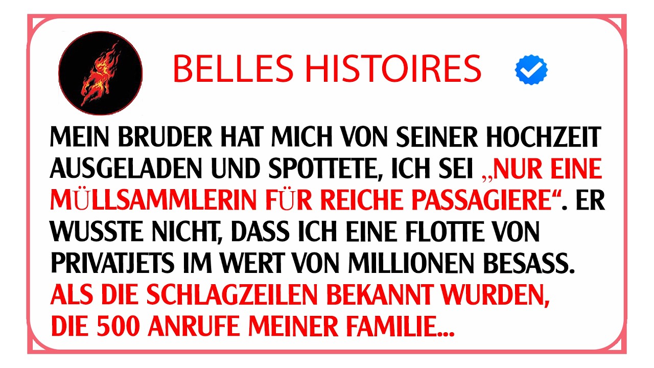 Mein Bruder nannte mich Müllsammlerin doch heute besitze ich eine Flotte von Privatjets!
