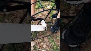 How do I collect the lay flat hose after use?#pvc