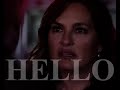 Elliot and olivia reunion  hello  law  order svu