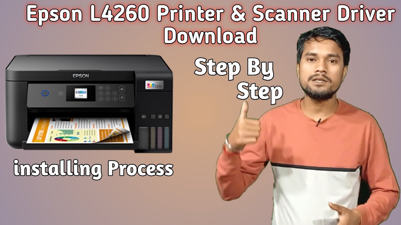 lanthan rigdom læbe How to download driver of Epson L4260 Printer | Epson L4260 Driver install  - YouTube