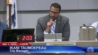 Las Cruces Council Meeting - December 1st, 2025