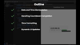 Countdown Clock with vanilla JS, HTML and CSS