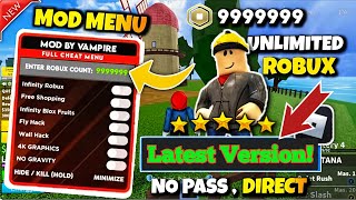 Roblox Mod Menu Apk Latest Version 100% Working- Mega Menu, Wallhack,High Jump,Fly,100X Speed