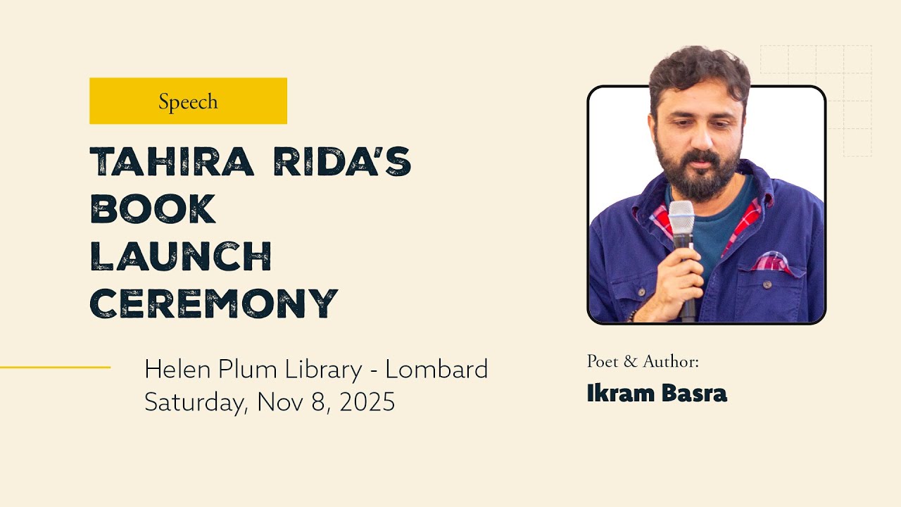 Ikram Basra | Speech | Tahira Rida's Book Launch Ceremony | 2025