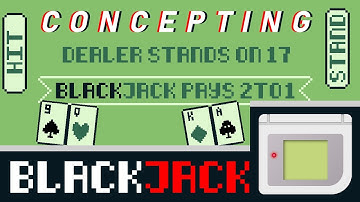 Concepting BlackJack in GB Studio - Game Boy Competition 2021