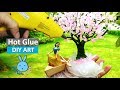 4 diy cherryblossom wire tree easy tutorial  hot glue nova craft
