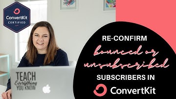 Re-subscribe a bounced or accidental unsubscriber in ConvertKit | ConvertKit Tutorial 2023