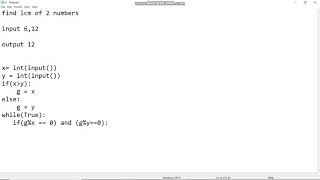 LCM Program for TCS NQT in Telugu || LCM Program in Python in Telugu