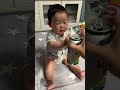 【カンパイしたよ】20年後はビールで乾杯しよう。#あかちゃん#カンパイ