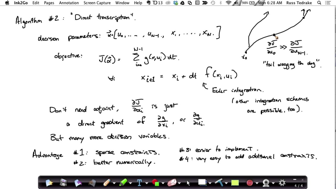 Lecture 10 - clip C for MIT 6.832 (Underactuated Robotics)