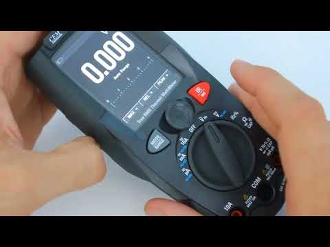 DT898 мультиметр с функцией тепловизора, обзор