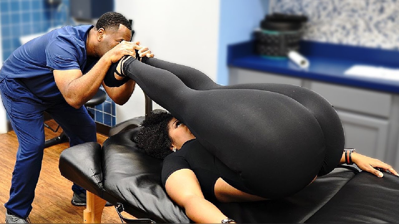 Wife Gets The Ultimate Stretch, Back Crack & Massage Combo!