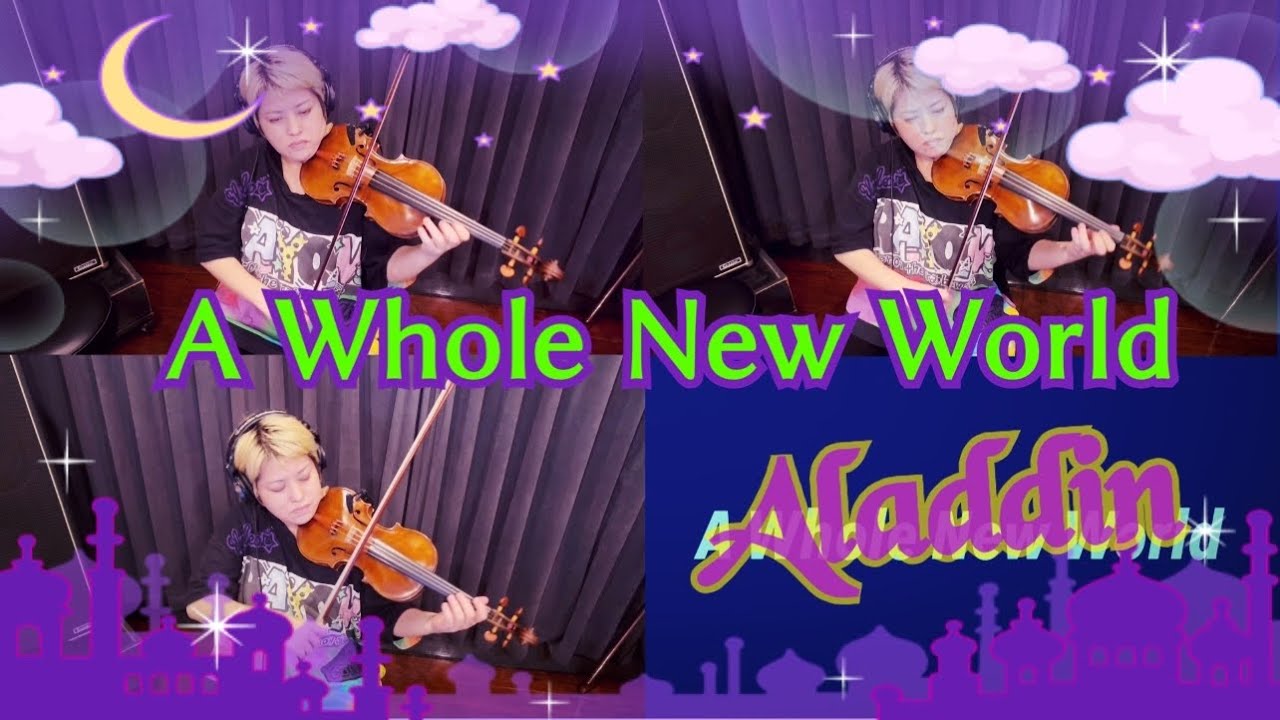 A Whole New World /Aladdin 【バイオリンアンサンブル】 - YouTube