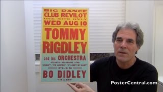 Bo Diddley Concert Window Card 1955 Very Start Of Career