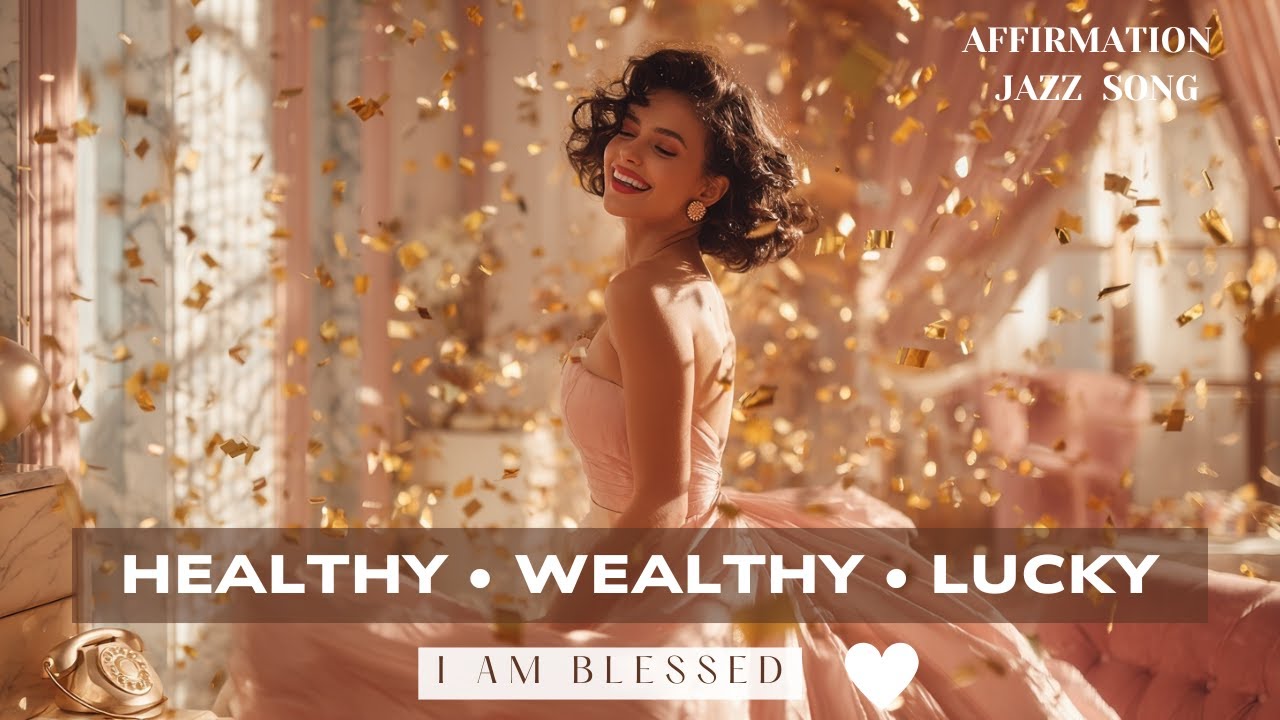 💖I am Healthy,  I am Wealthy & Lucky ✨ Powerful Affirmation Song for Luck, Beauty & Abundance