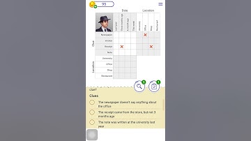 CROSS LOGIC | 1ST CASE | CLUE 2 | Logic-puzzles Game