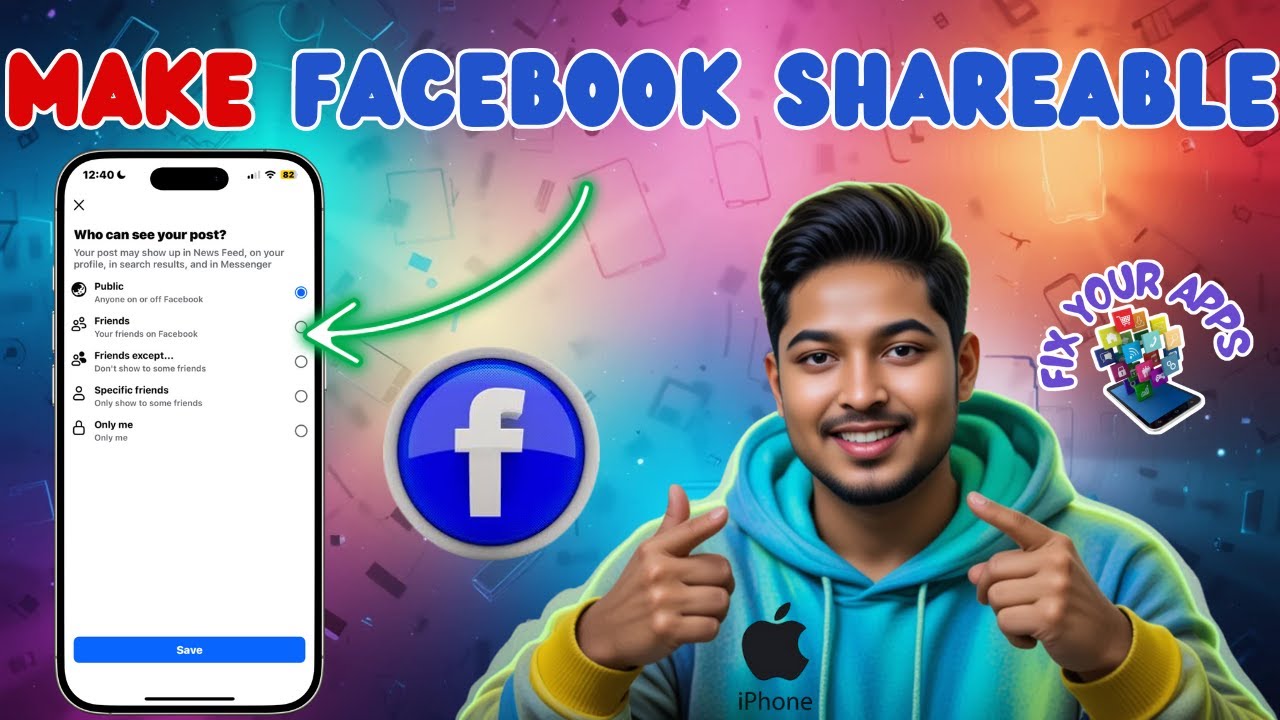 How To Make Something Shareable On Facebook | Public Post Tutorial (2025)