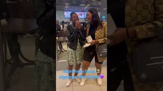 What a magical moment - impromptu book signing