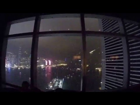 04 HK Trip Day2 Vid2 (Simple Dinner at Pool Resto + Countdown in Aqua)