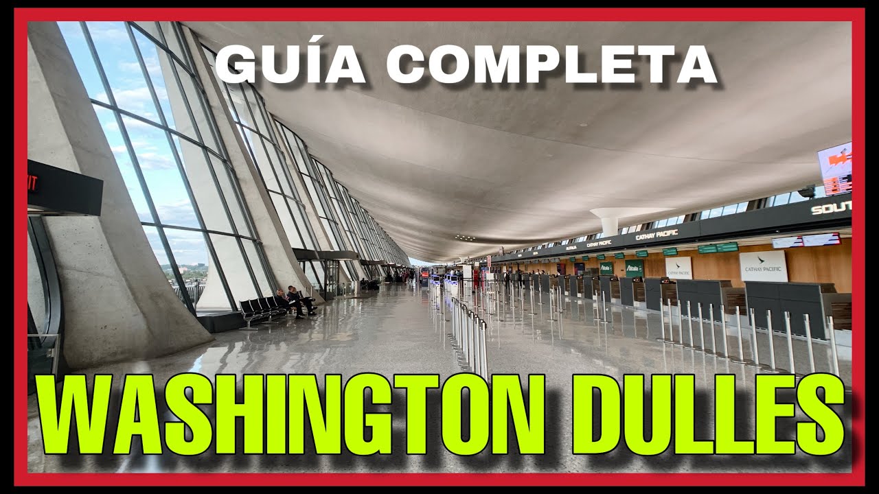 ???? WASHINGTON DULLES el aeropuerto que TIENES QUE CONOCER ???? [IAD] Paul