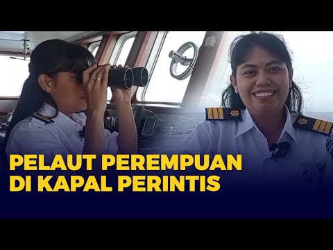 Mantap! Satu-Satunya Pelaut Perempuan di Kapal Perintis Daerah Terpencil