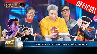 Karik, JustaTee không rời mắt Double2T, Manbo HURRYKNG oai bên HIEUTHUHAI | Casting Rap Việt Mùa 3