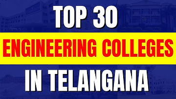 Top 10 engineering colleges in telangana | Top eamcet colleges | #eamcet  #tseamcet  #top10