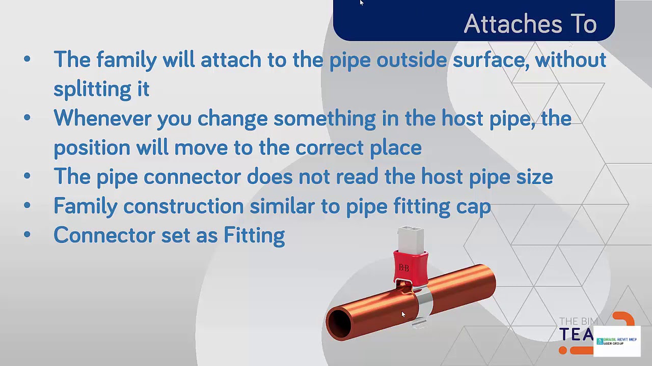 Grupo Revit MEP 2020/09/10 Pipe Accessories Part Types Duvidas - YouTube