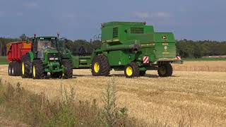 ZOMERGERST OOGSTEN MET EEN JOHN DEERE 1188 S ll HIJDRO /4 JOHN DEERE 6620 / 7710