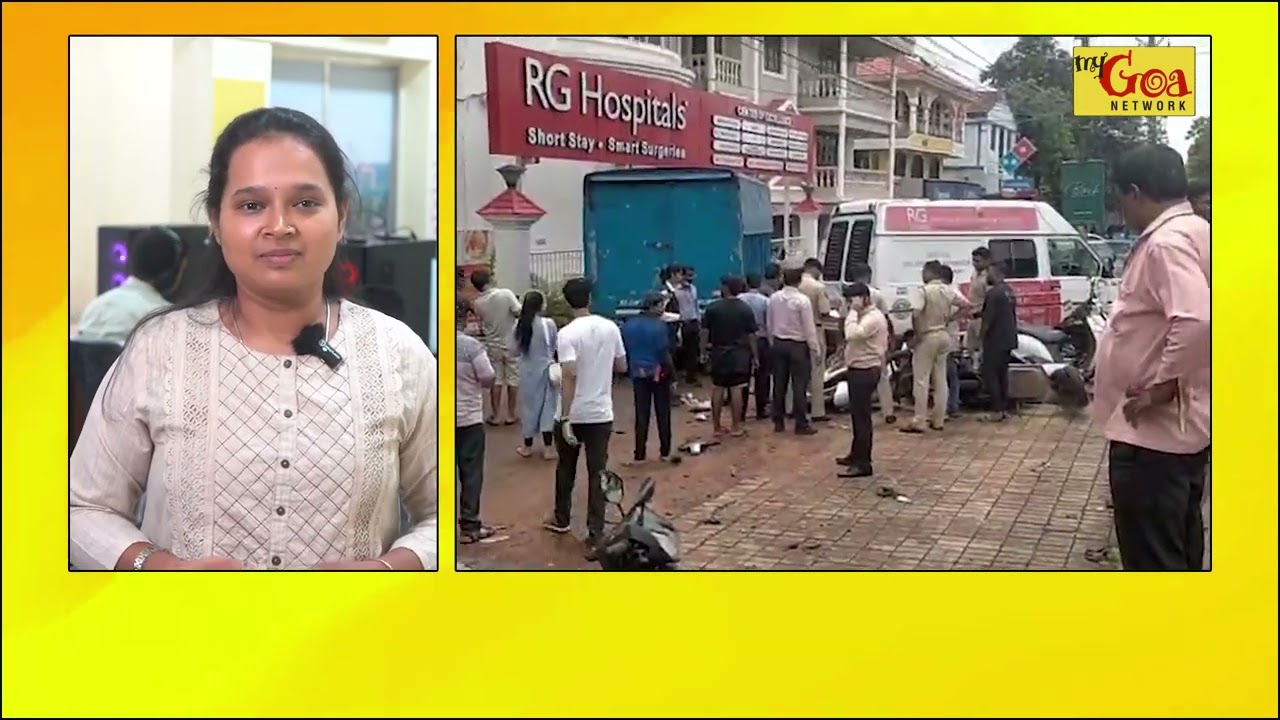 ACCIDENT NEAR RG HOSPITAL PORVORIM | 29 JUNE 2024 | MY GOA NETWORK