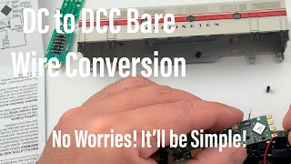 Digital Model Railroading 101 - Lesson 1: The Easiest Bare Wire DC to DCC Conversion I Can Think of