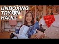 a (very late) black friday unboxing + try on haul!