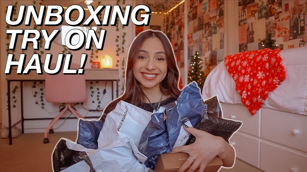 a (very late) black friday unboxing + try on haul!