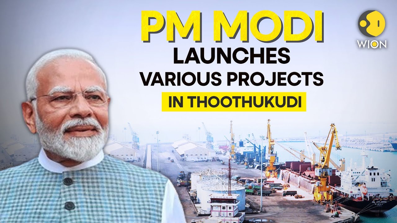 PM Modi in Tamil Nadu LIVE: Prime Minister Narendra Modi launches various projects in Thoothukudi