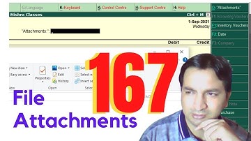 Tally Chapter 167 TDL for File Attachment By Rajiv Mishra Computer class | Learn TALLY TDL  in Hindi