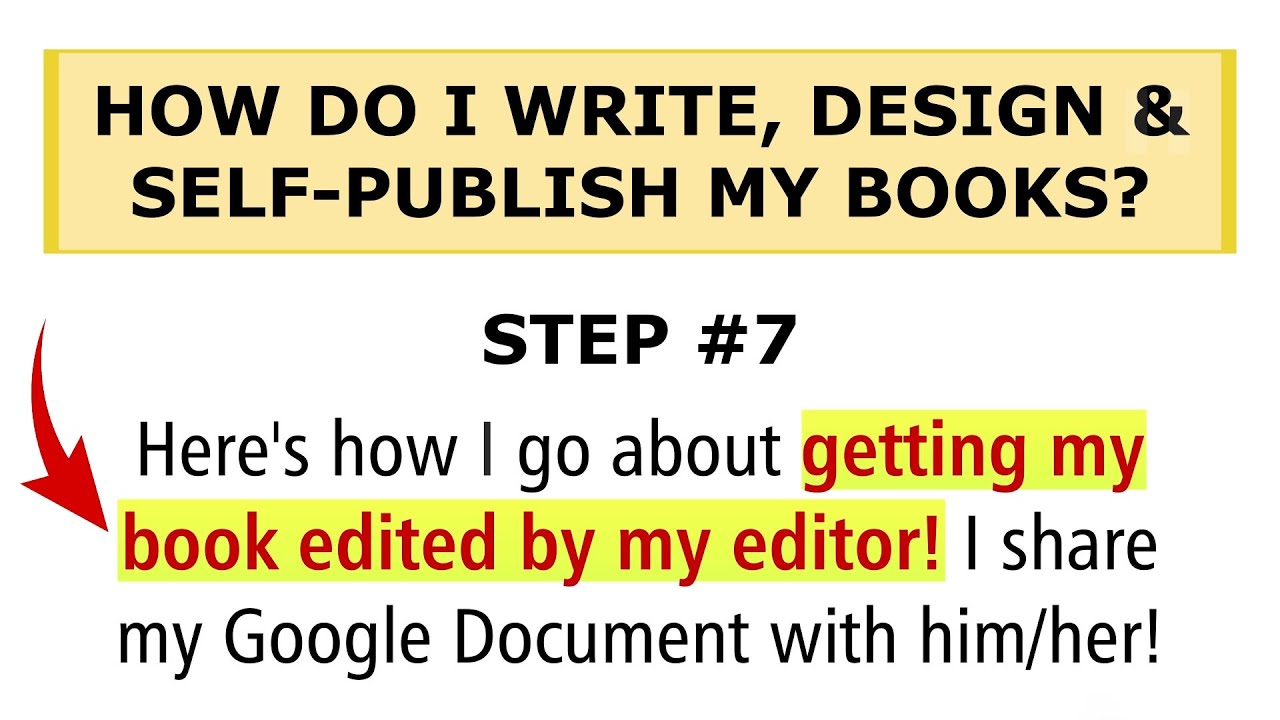 STEP 7 Here s How I Get My Book Edited By My Editor I Share My STEP 7 Here s How I Get My Book Edited By My Editor I Share My